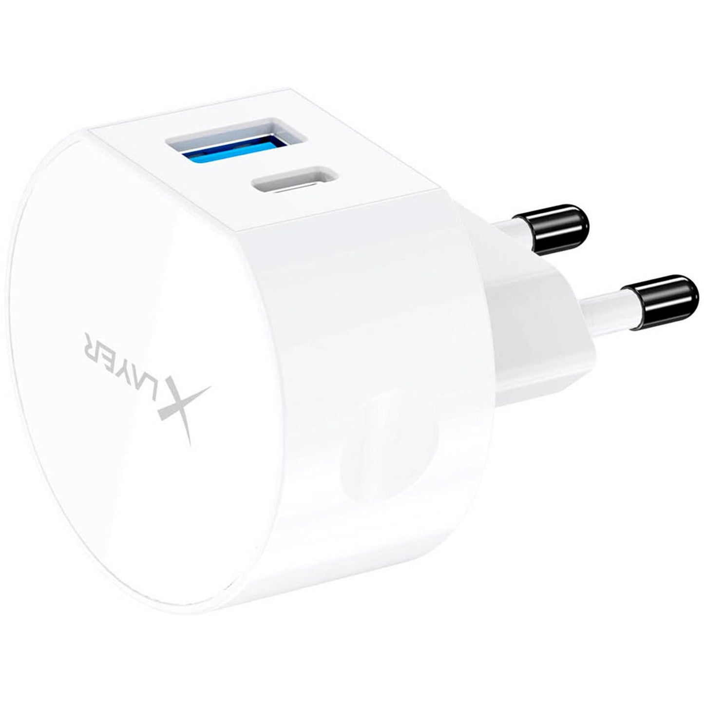 XLAYER Dual Typ C Ladeadapter weiß, 20 Watt | 218968