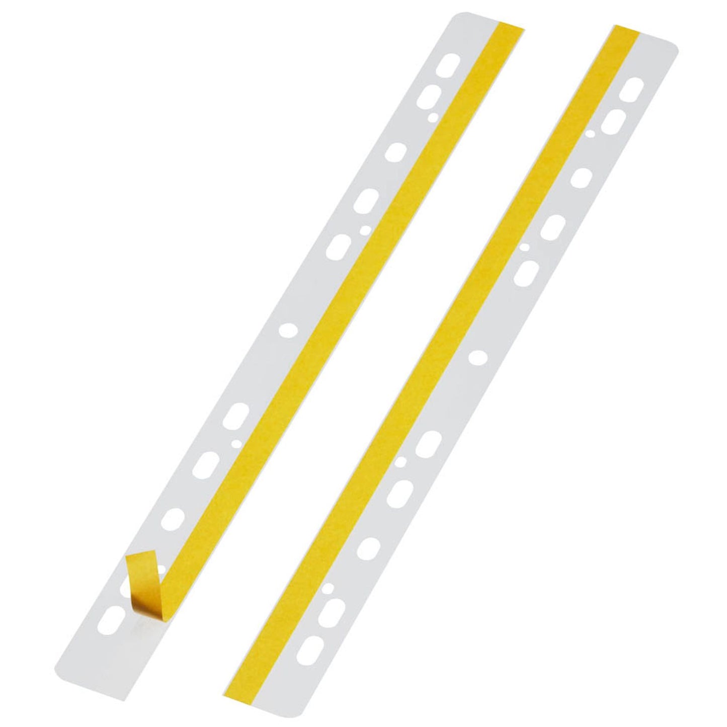DURABLE Heftstreifen, selbstklebend FILEFIX® glasklar Kunststoff | 806419 | 1 Pack = 50 St.