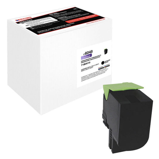 edding EDD-6048 schwarz Toner kompatibel zu LEXMARK 71B0010/71B20K0 | 18-6048