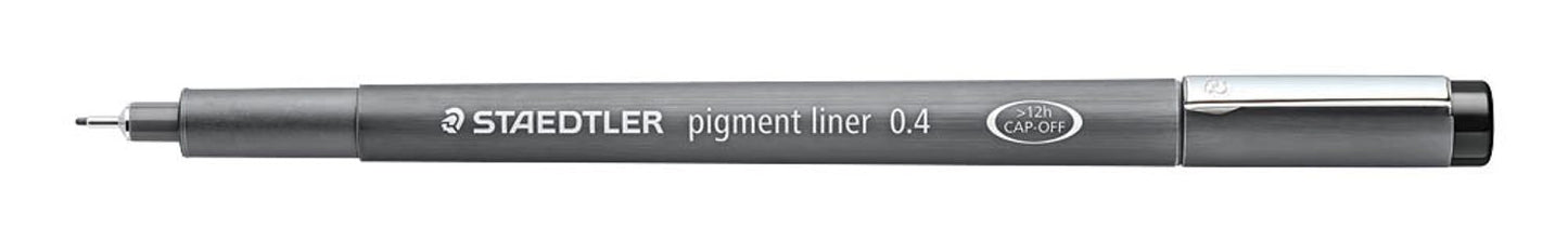 STAEDTLER pigment liner 308 Fineliner schwarz, 1 St.