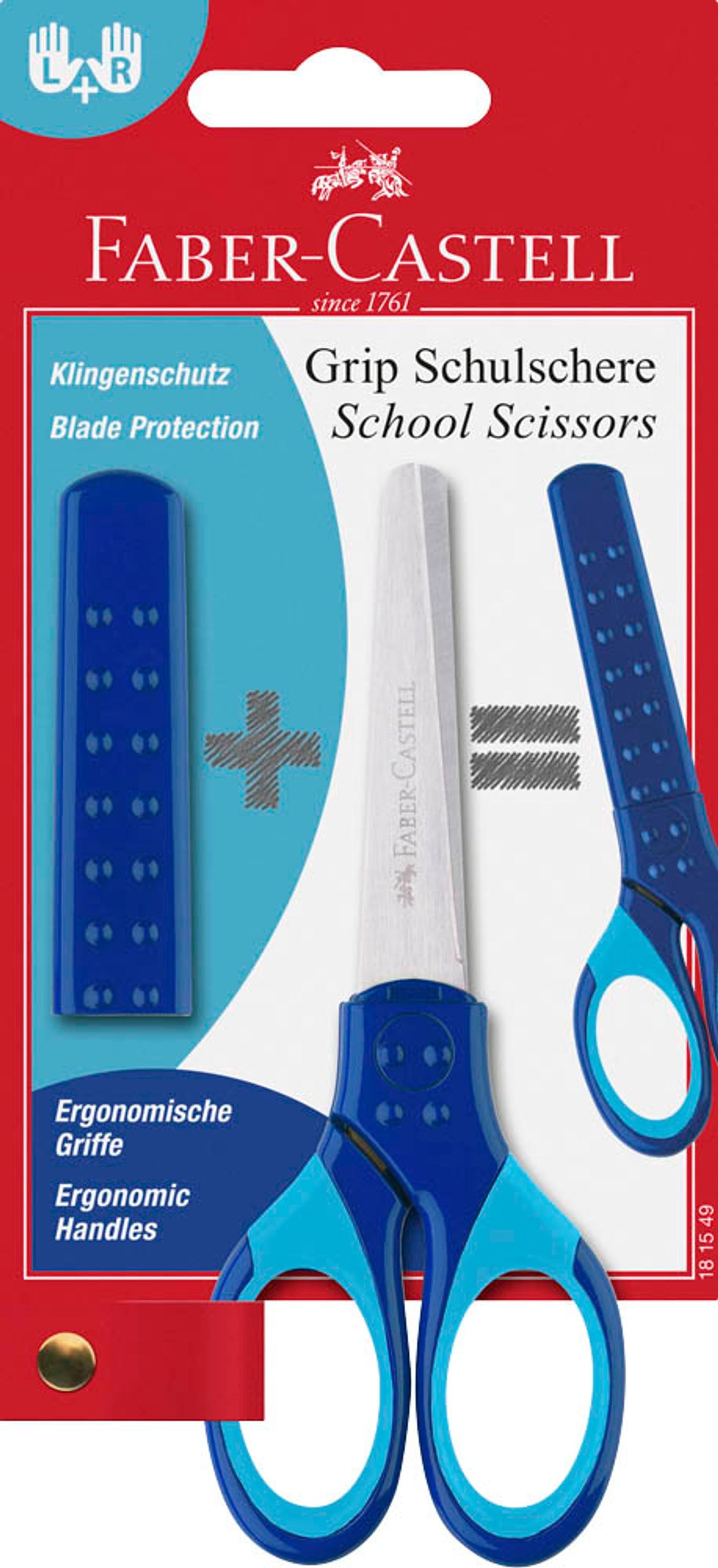 FABER-CASTELL Kinderschere Grip 13,5 cm