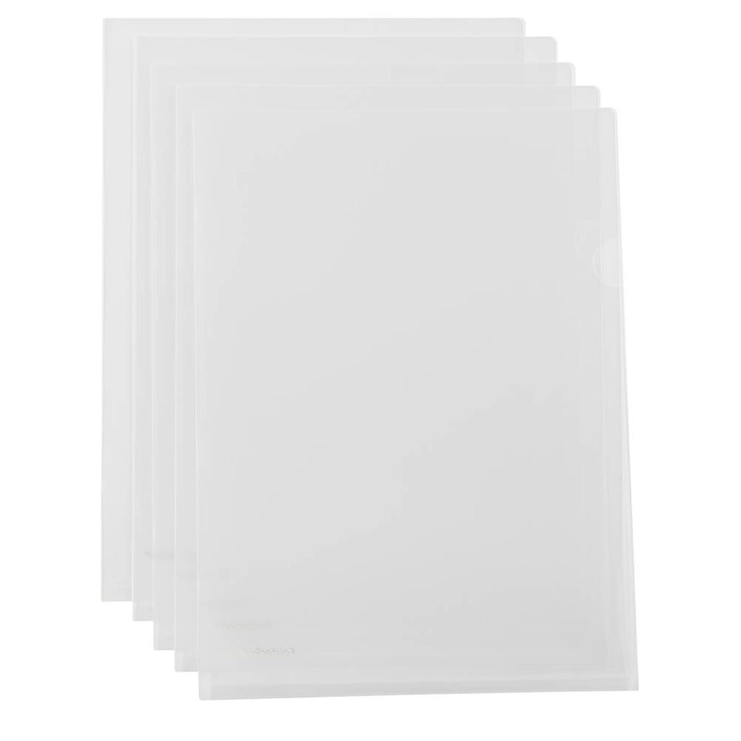 FolderSys Sichthüllen Premium DIN A4 transparent genarbt 0,20 mm | 40005-04 | 1 Pack = 10 St.