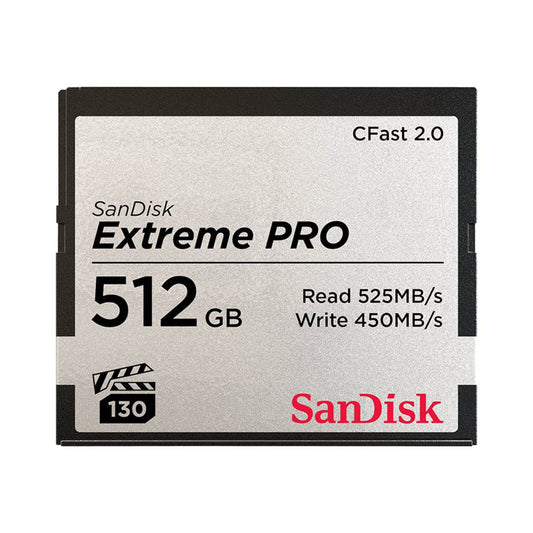 SanDisk Speicherkarte CompactFlash Card Extreme Pro CFast 2.0 512 GB | SDCFSP-512G-G46D