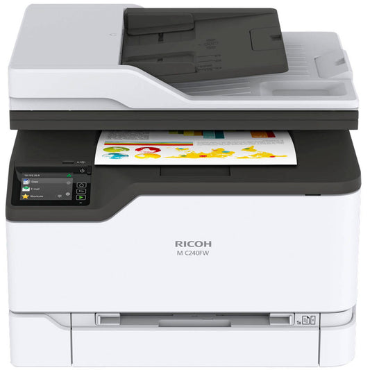 RICOH M C240FW 4 in 1 Farblaser-Multifunktionsdrucker weiß | 9P00124