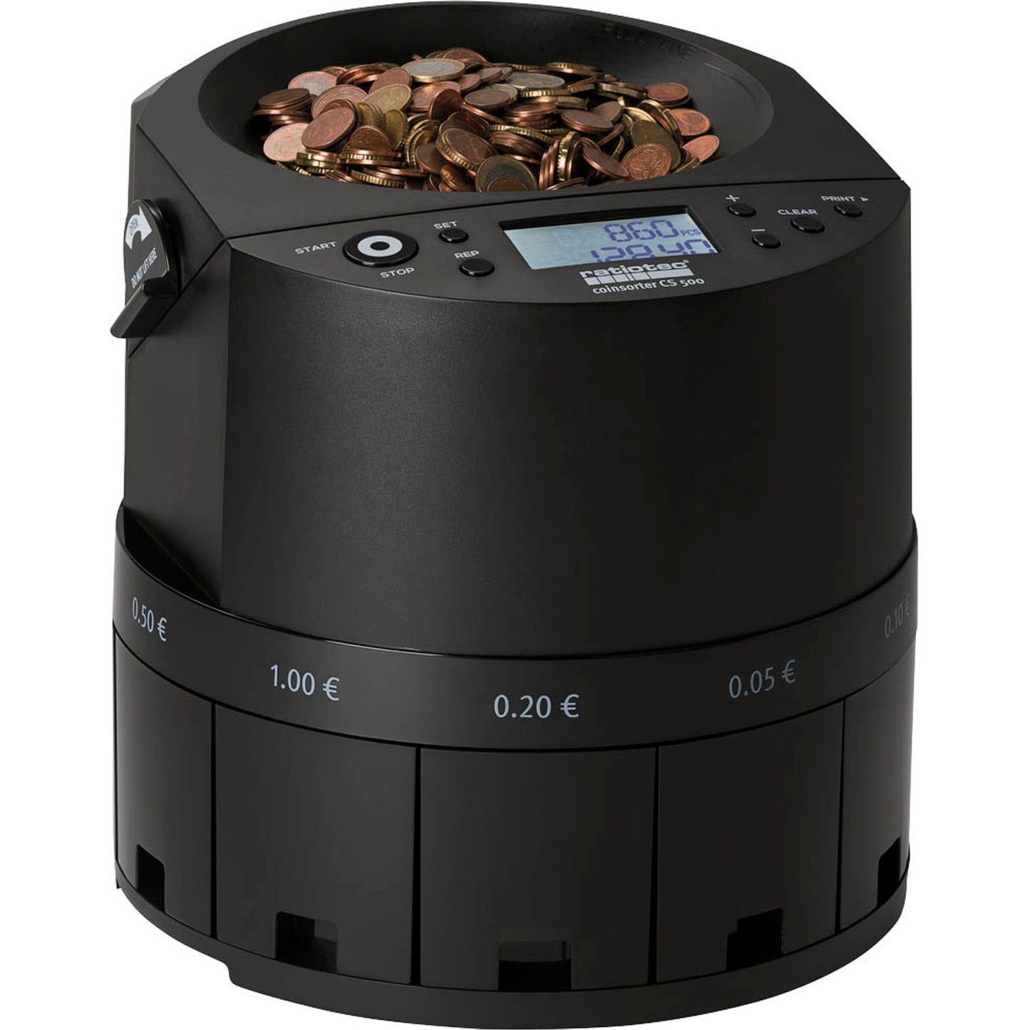 ratiotec Münzzähl- und Sortiermaschine CS 500 | 946768