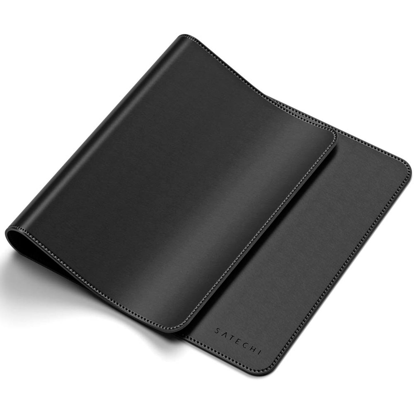 SATECHI Mousepad Eco Leather Deskmat schwarz | ST-LDMK