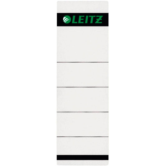 LEITZ Ordneretiketten 1642 grau für 8,0 cm Rückenbreite | 16421085 | 1 Pack = 100 St.