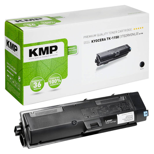 KMP K-T78 schwarz Toner kompatibel zu KYOCERA TK-1150 | 2914,0000