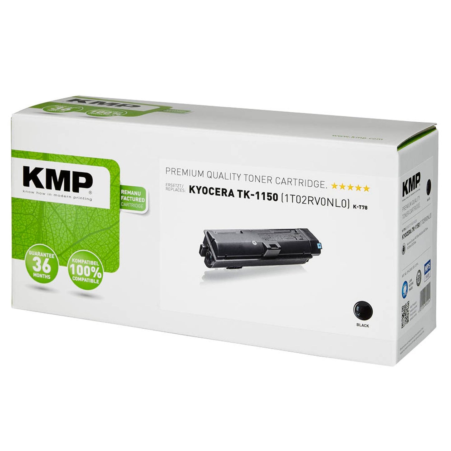 KMP K-T78 schwarz Toner kompatibel zu KYOCERA TK-1150 | 2914,0000