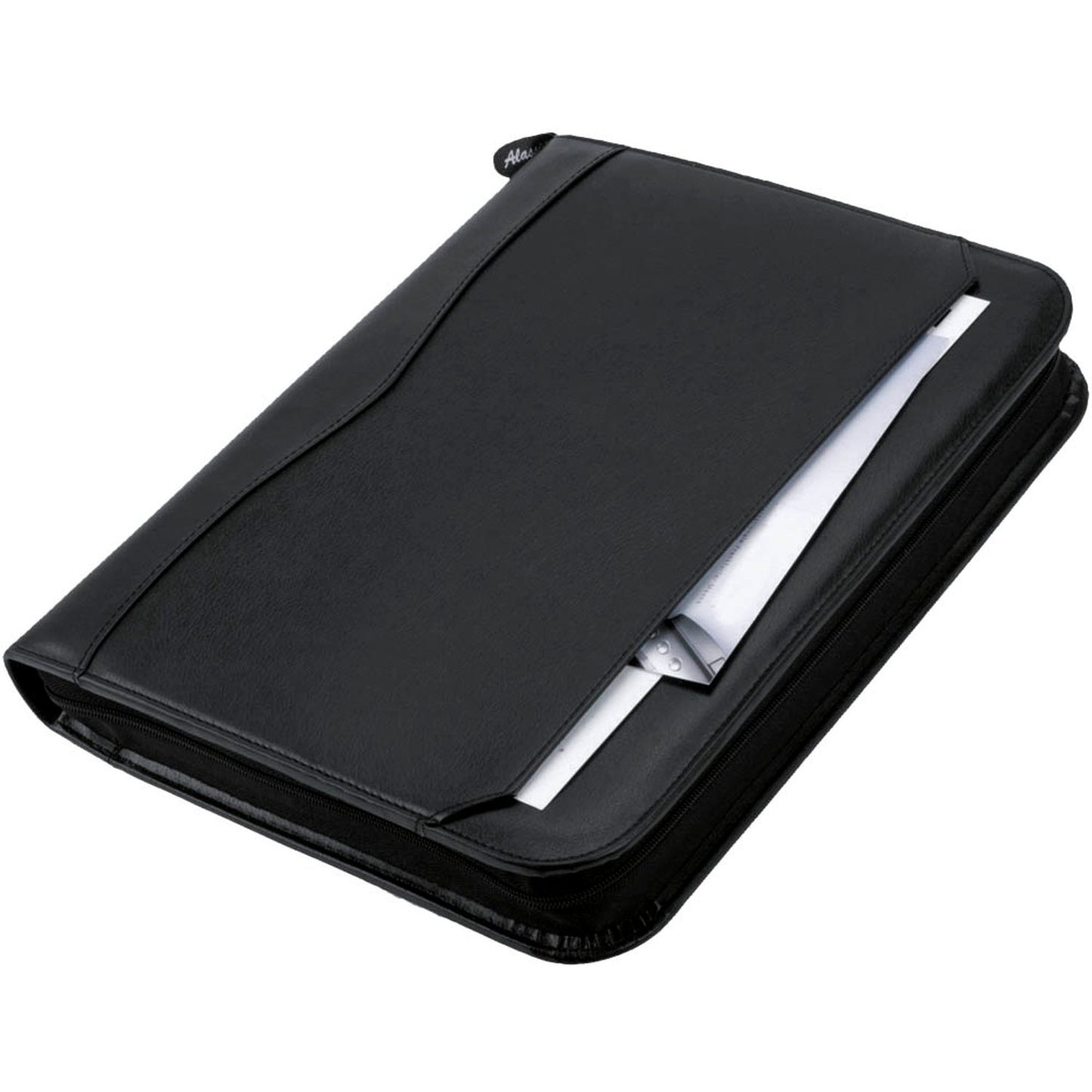 Alassio Ringbuchmappe REGGIO Lederimitat DIN A4 schwarz | 30027