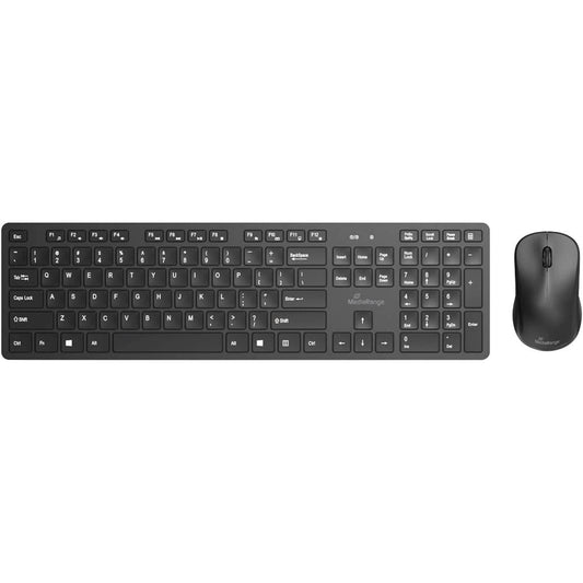 MediaRange Tastatur-Maus-Set kabellos schwarz | MROS107