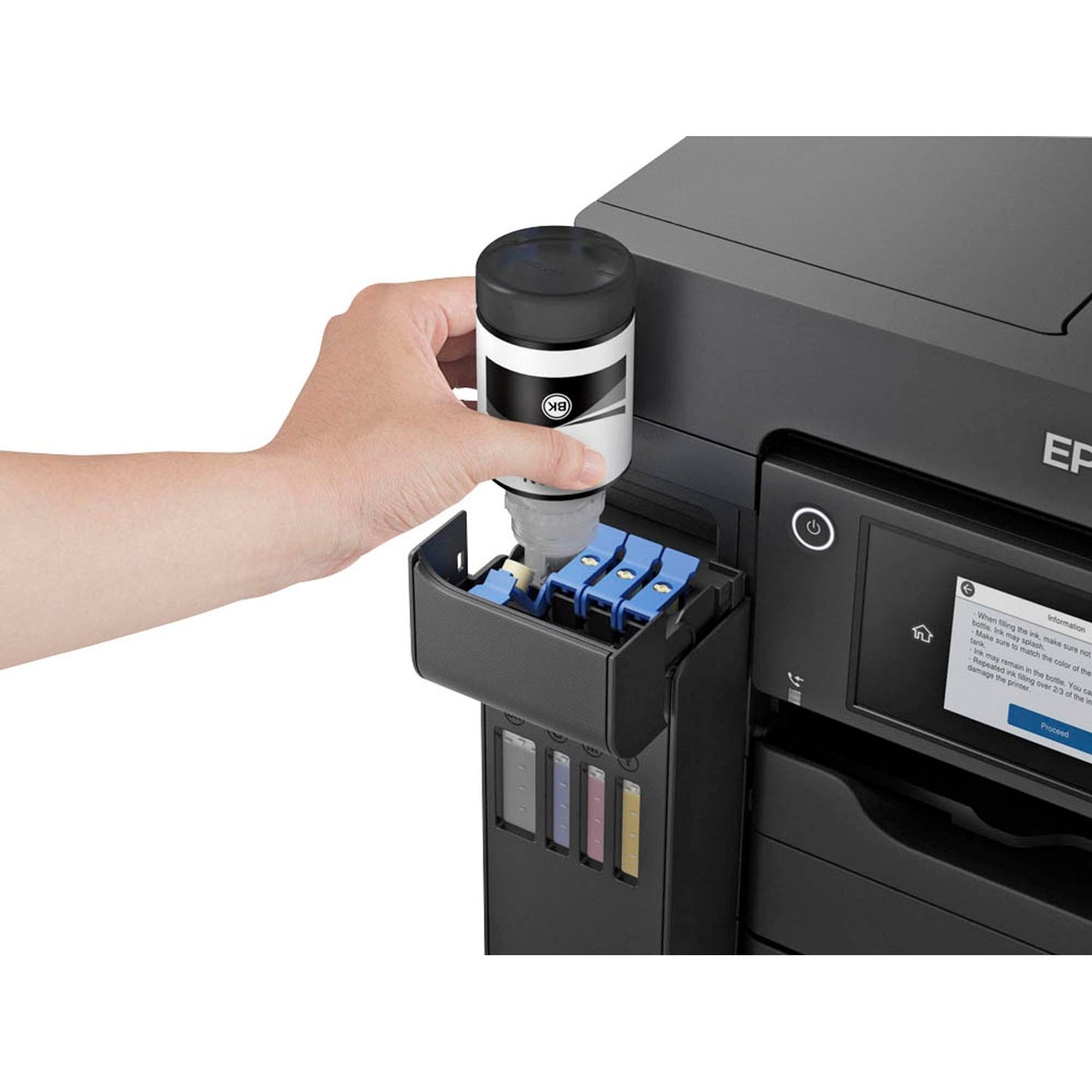 EPSON EcoTank ET-5805 4 in 1 Tintenstrahl-Multifunktionsdrucker schwarz | C11CJ30405