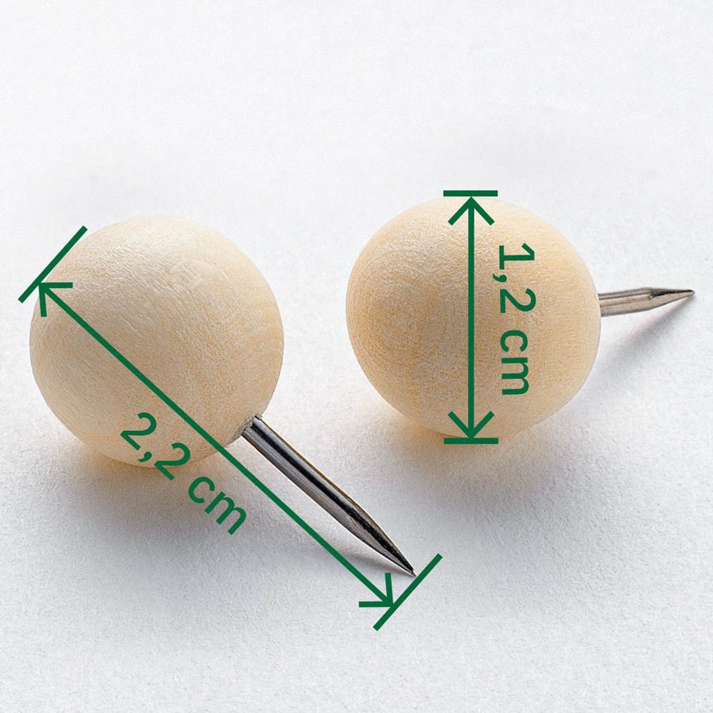 SIGEL Pinnnadeln braun | BA240 | 1 Pack = 25 St.