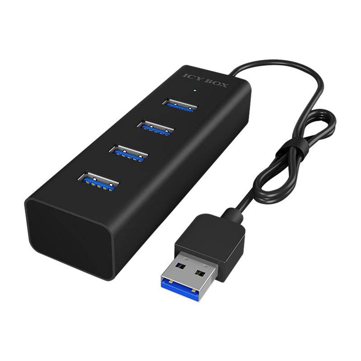 RaidSonic ICY BOX® USB-Hub 4-fach schwarz | IB-HUB1409-U3