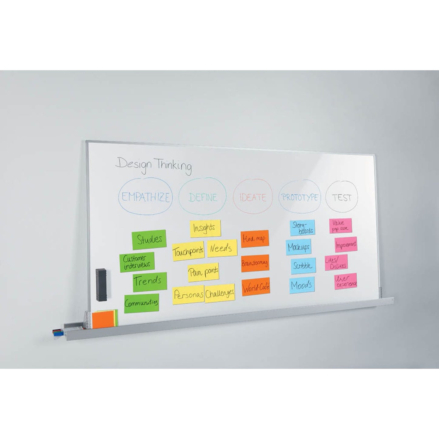 SIGEL Whiteboard Meet up 180,0 x 90,0 cm weiß spezialbeschichteter Stahl | MU020