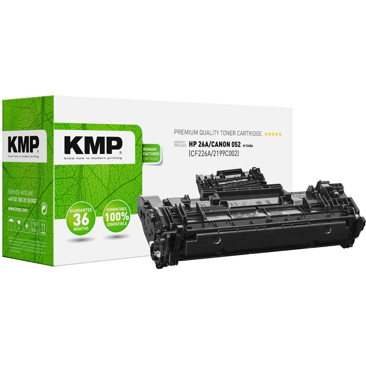 KMP H-T245A schwarz Toner kompatibel zu HP 26A; Canon 052(CF226A; 2199C002) | 2539,0000