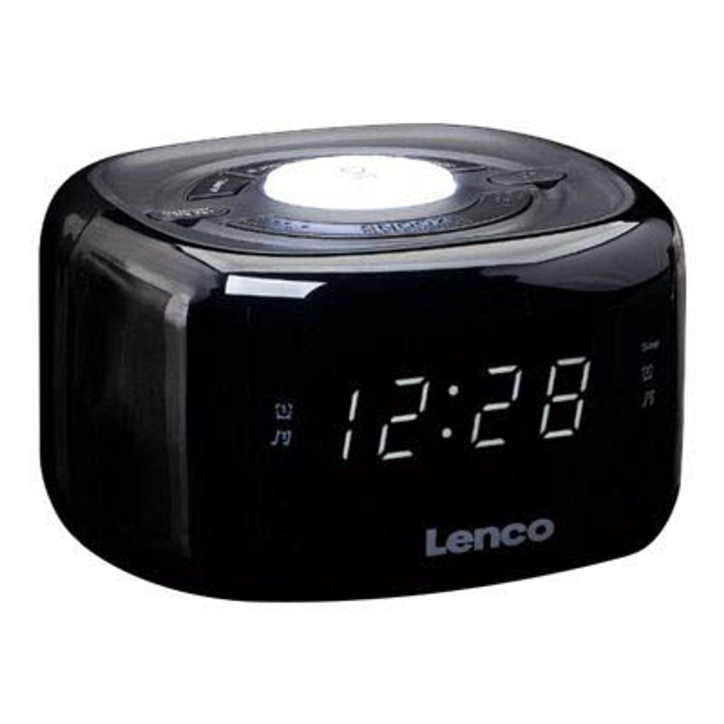 Lenco CR-12 Radiowecker schwarz | CR-12BK