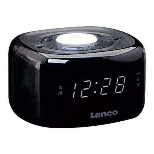 Lenco CR-12 Radiowecker schwarz | CR-12BK
