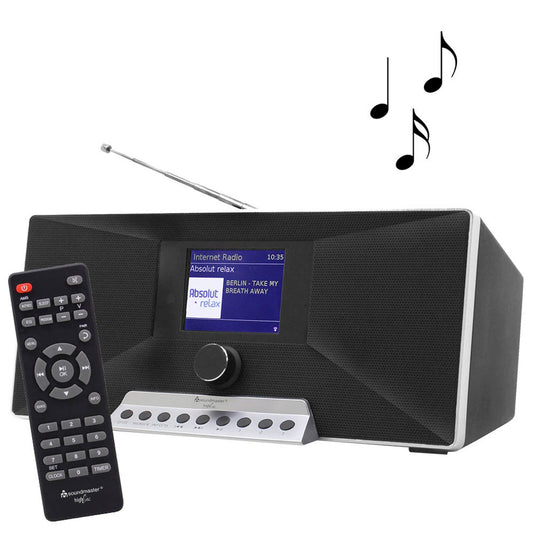 soundmaster Internetradio schwarz, silber | IR3500SW