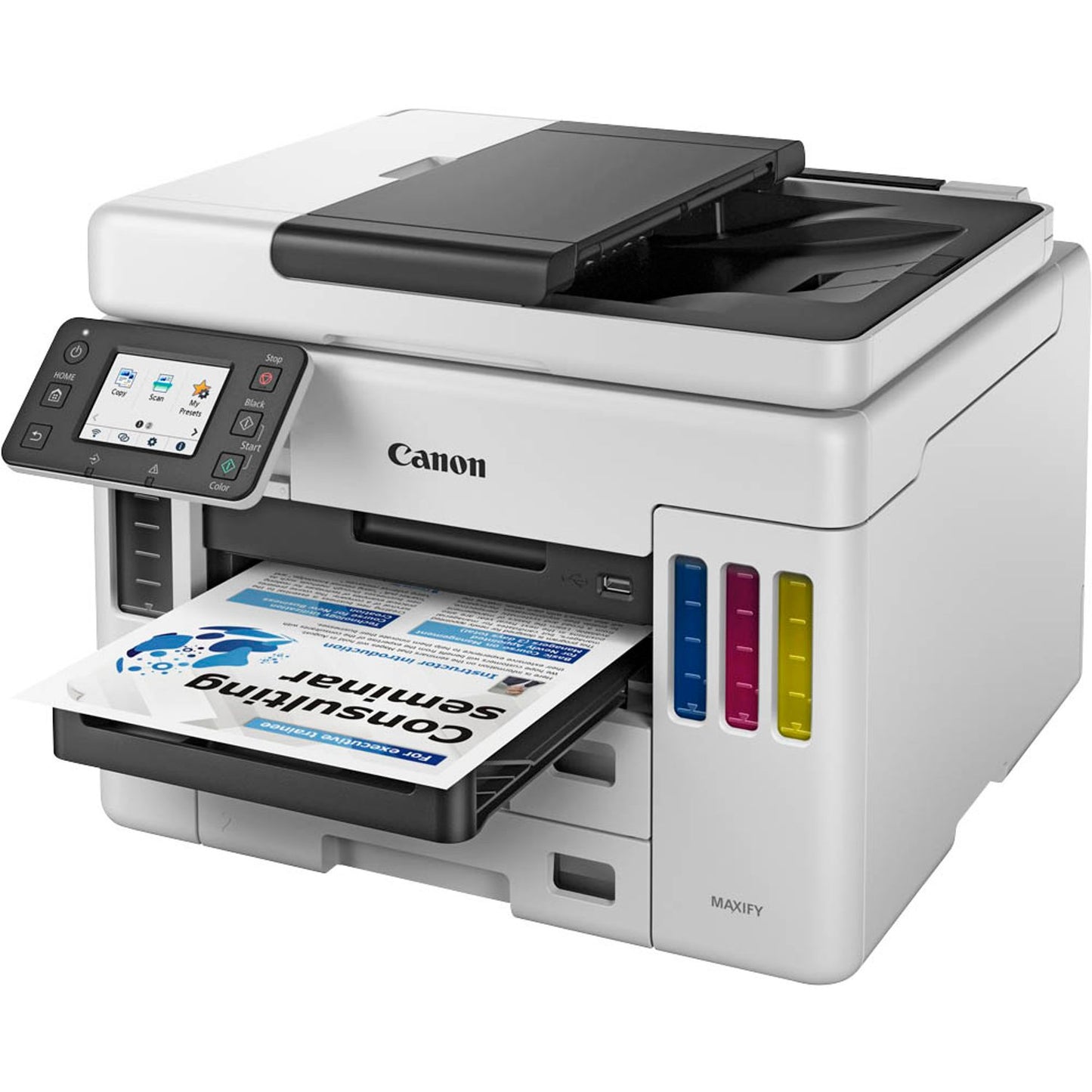 Canon MAXIFY GX7050 4 in 1 Tintenstrahl-Multifunktionsdrucker grau | 4471C006