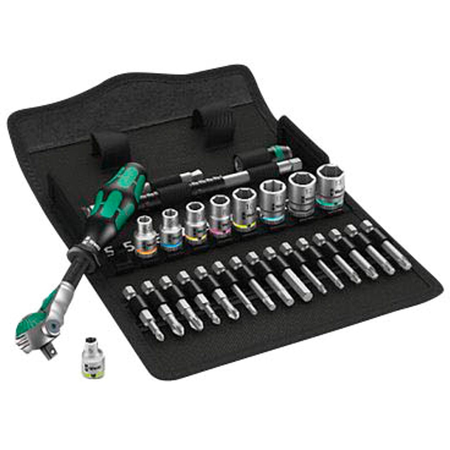 Wera Umschaltknarren-Set 8100 SA 6 Zyklop Speed 0 28-teilig | 5004016001