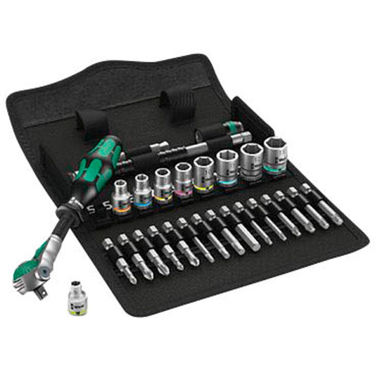 Wera Umschaltknarren-Set 8100 SA 6 Zyklop Speed 0 28-teilig | 5004016001