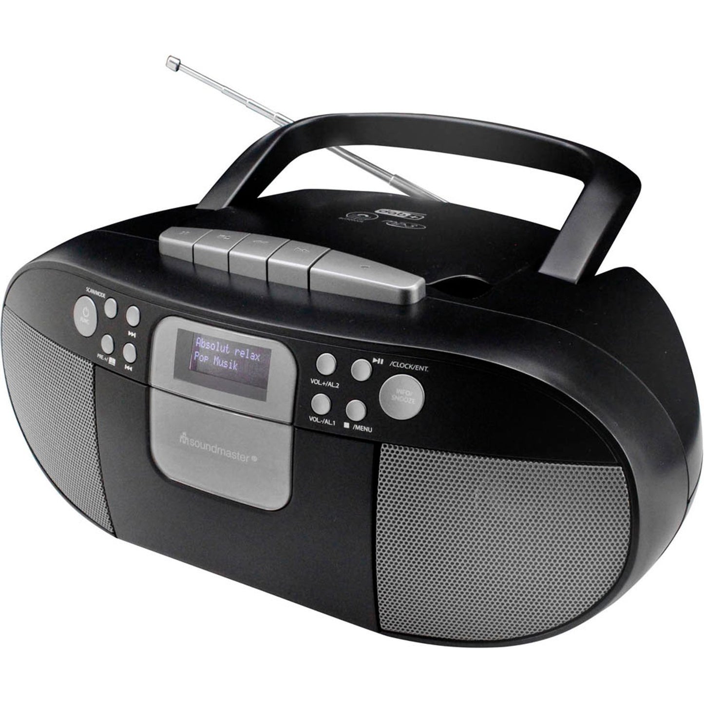 soundmaster Tragbarer CD-Player | SCD7800SW