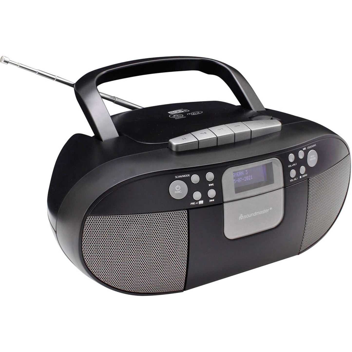 soundmaster Tragbarer CD-Player | SCD7800SW