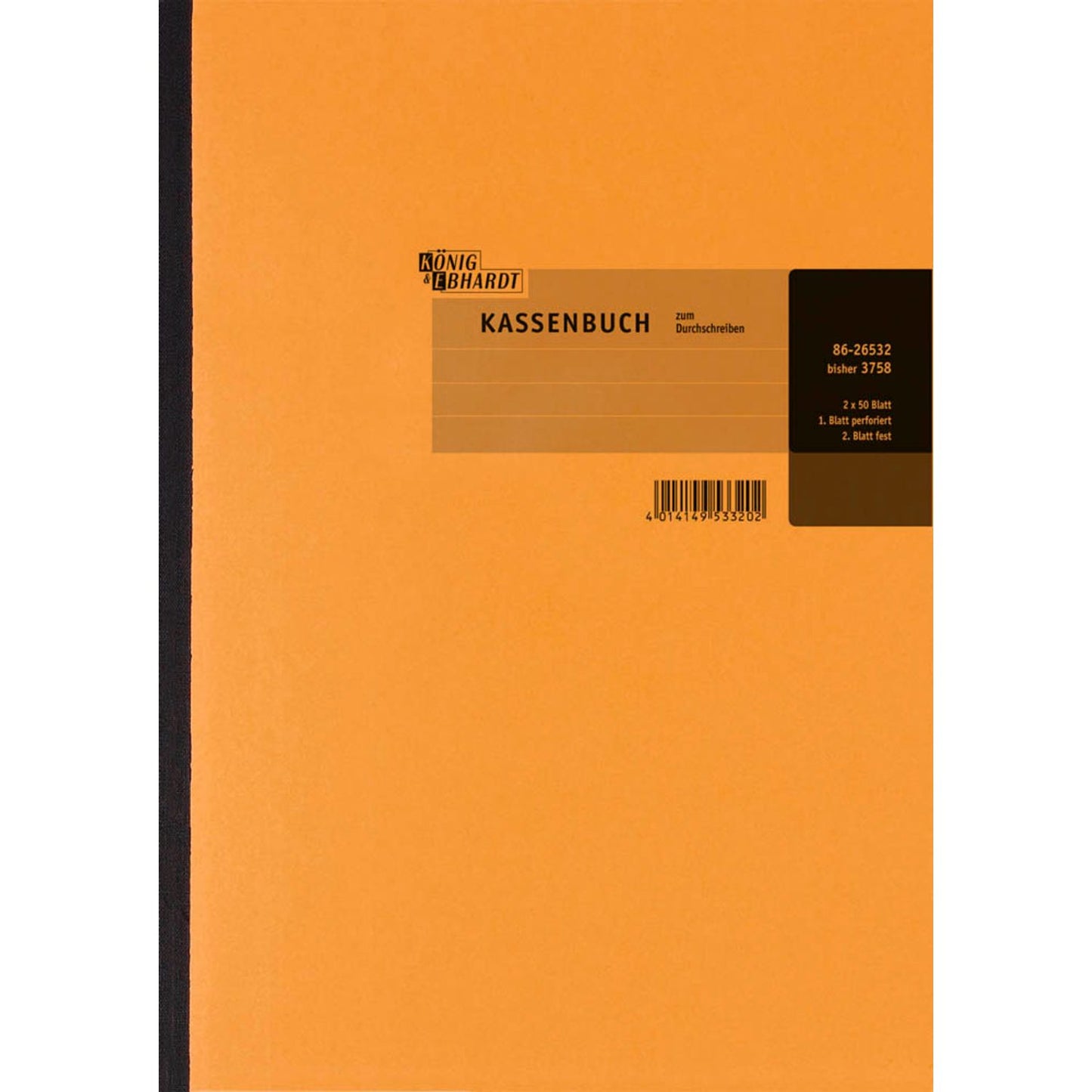 KÖNIG & EBHARDT Kassenbericht Formularbuch | 86-26532
