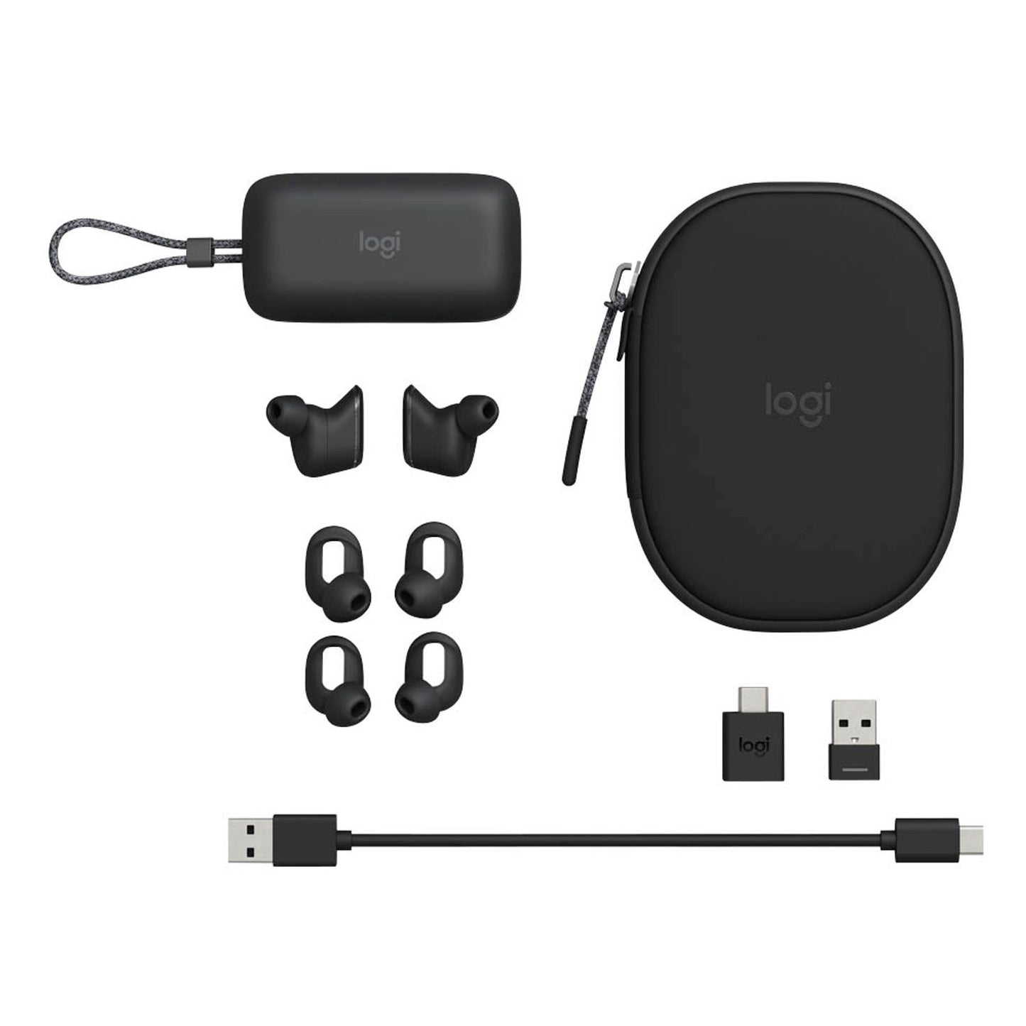 Logitech Zone True Wireless Wireless-Headset schwarz | 985-001082
