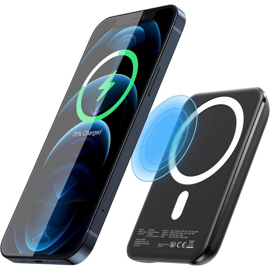 XLAYER Magnetic PD wireless Powerbank 5.000 mAh schwarz | 219084