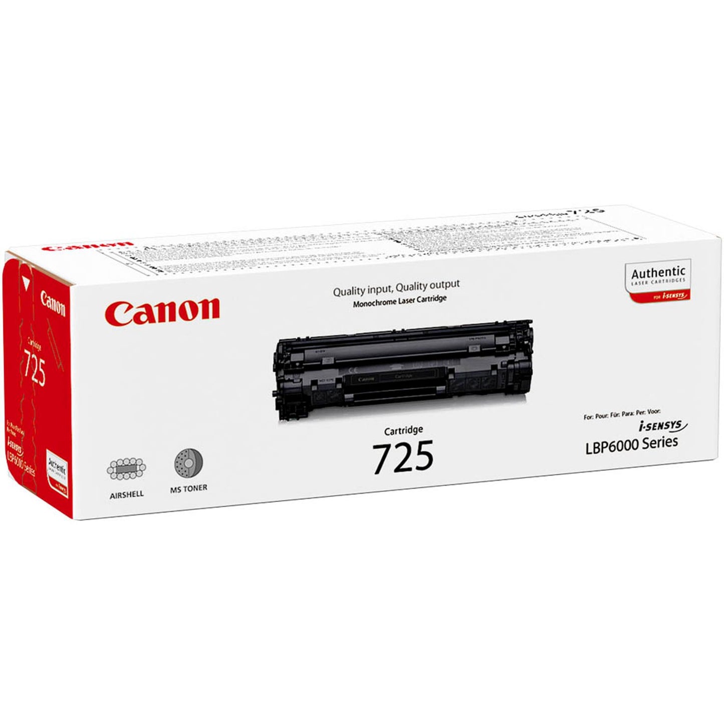 Canon 725 BK schwarz Toner | 3484B002