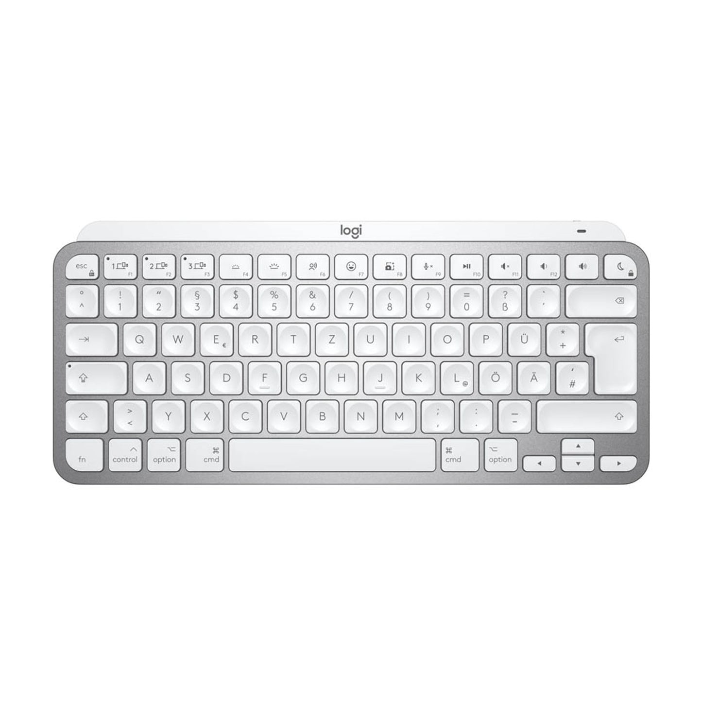 Logitech MX Keys Mini for Mac Tastatur kabellos hellgrau | 920-010519