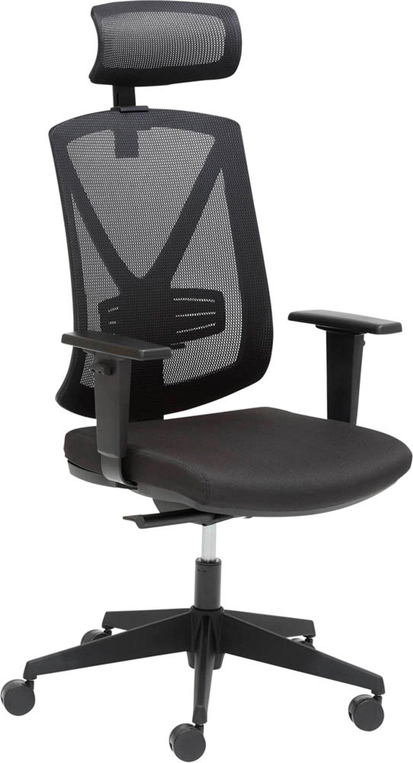 Mayer Bürostuhl myWIZARD, Stoff schwarz, Gestell schwarz