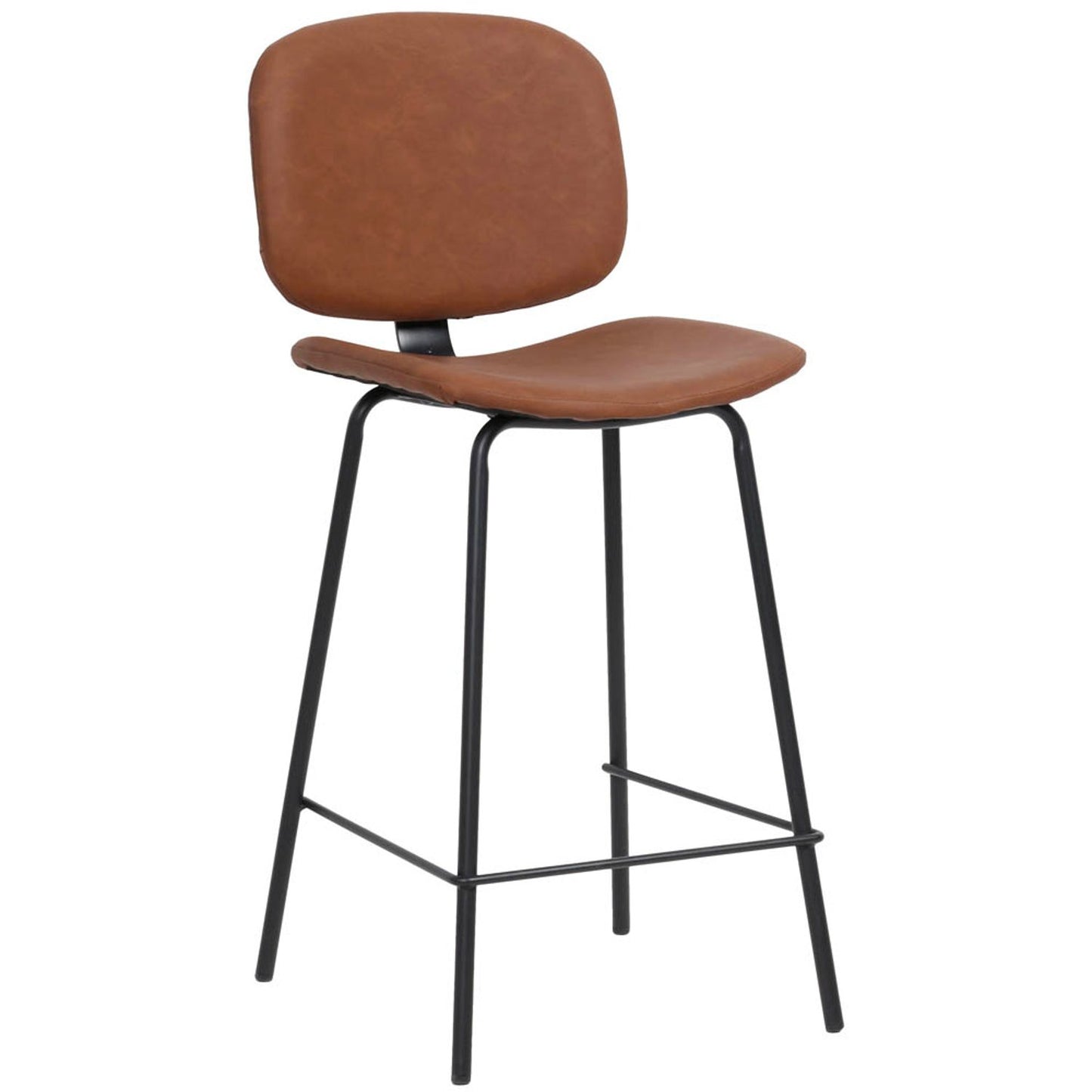 meet powered by PAPERFLOW Barhocker VINTAGE braun Kunstleder | THVINX2.01.16 | 1 Pack = 2 St.