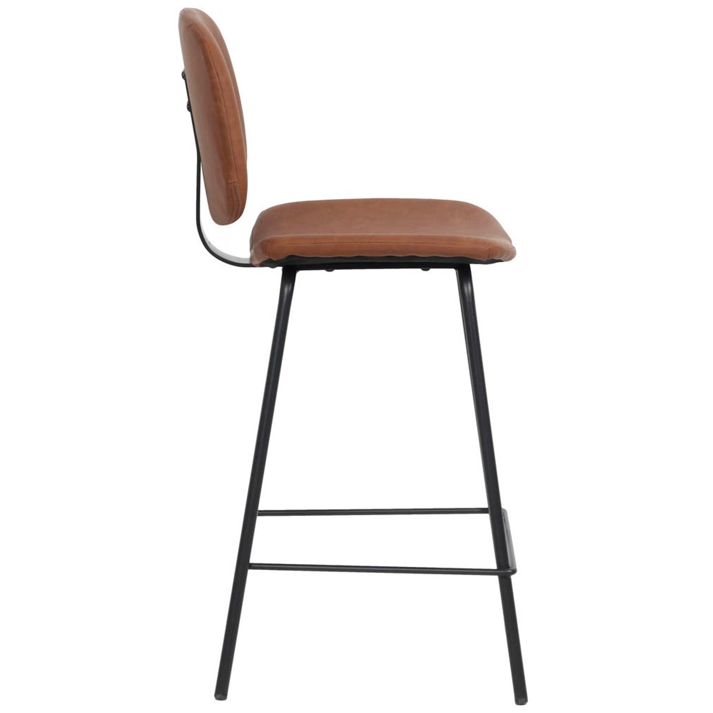 meet powered by PAPERFLOW Barhocker VINTAGE braun Kunstleder | THVINX2.01.16 | 1 Pack = 2 St.