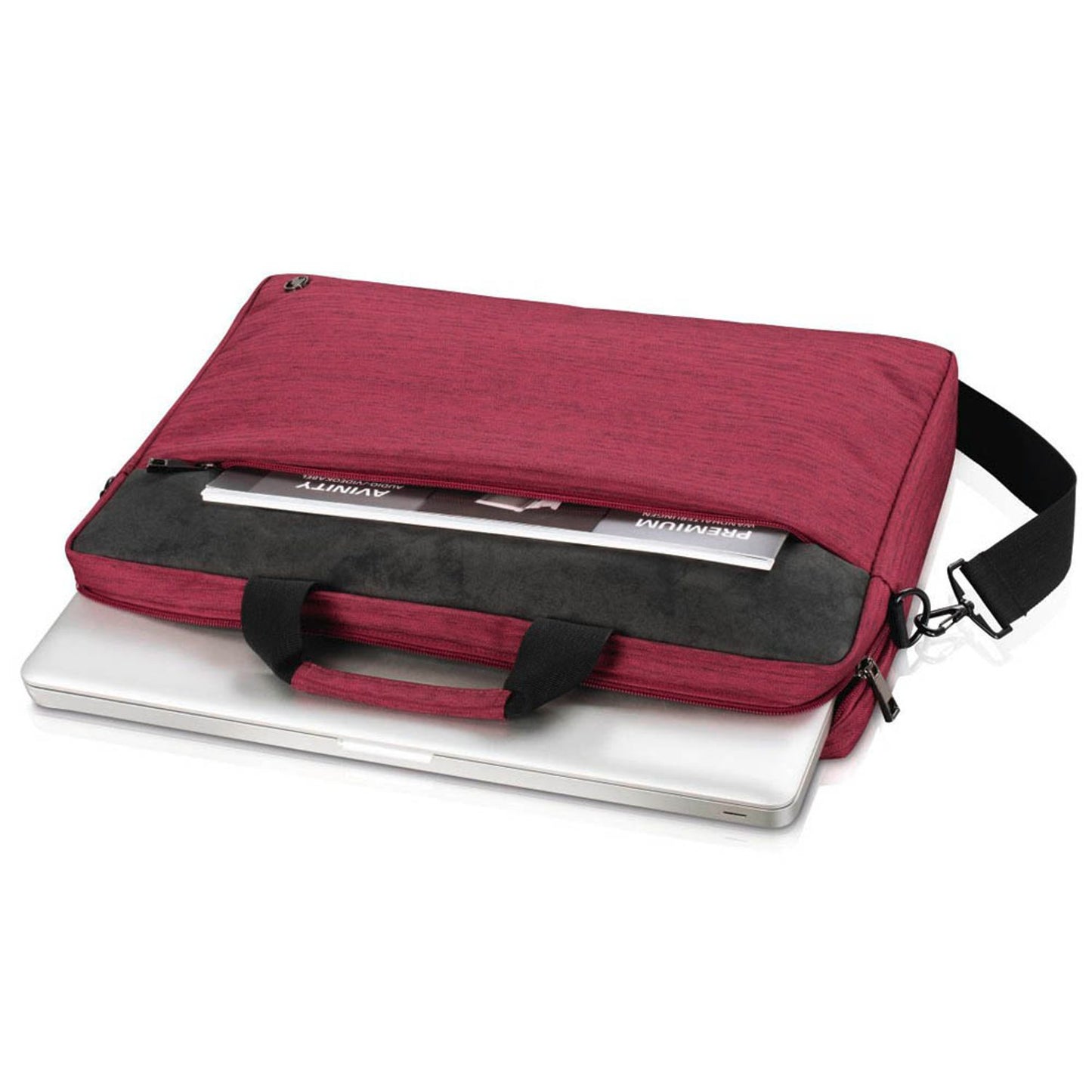 hama Laptoptasche Tayrona Kunstfaser rot 00 bis 39,6 cm (15,6 Zoll) | 216537