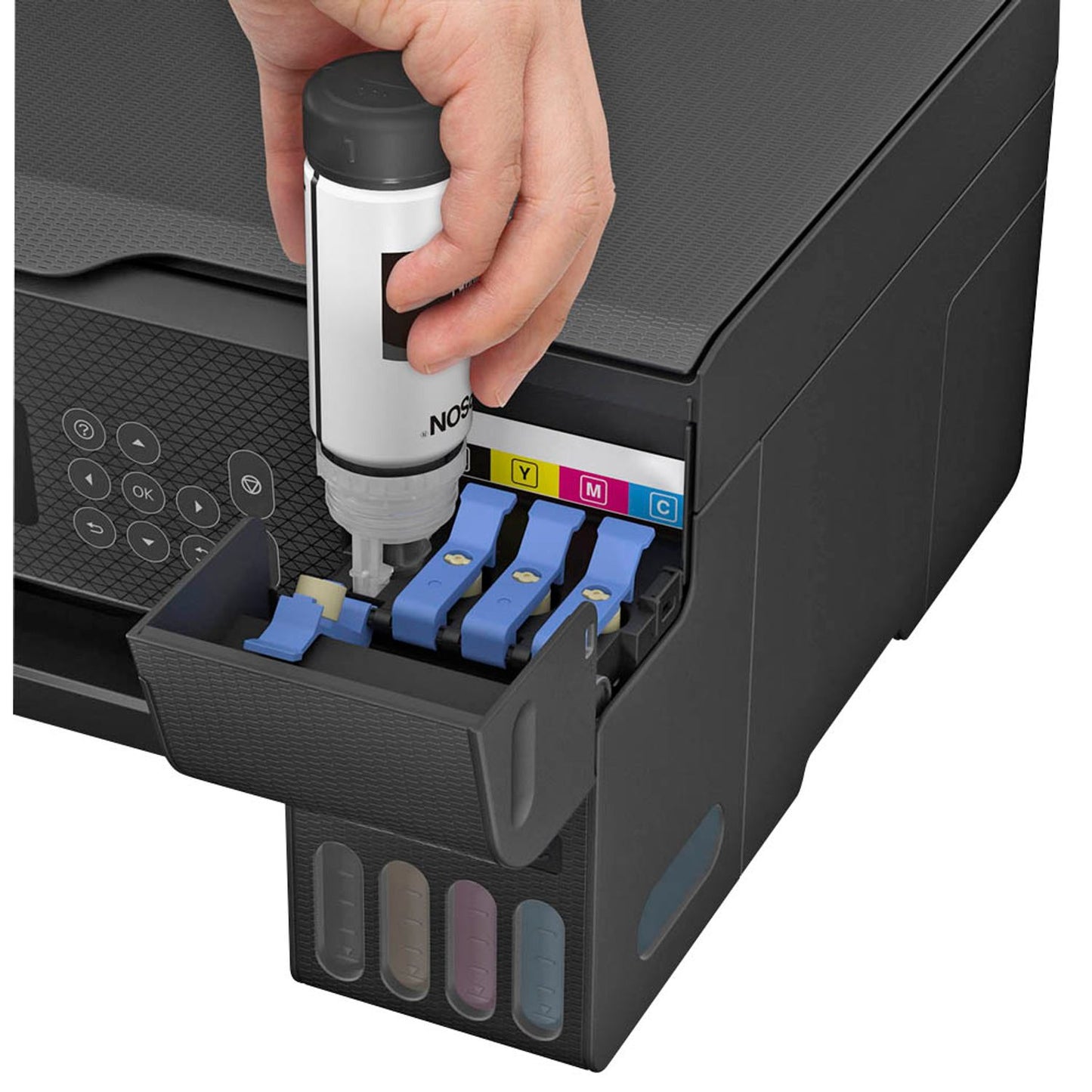 EPSON EcoTank ET-2825 3 in 1 Tintenstrahl-Multifunktionsdrucker schwarz | C11CJ66413