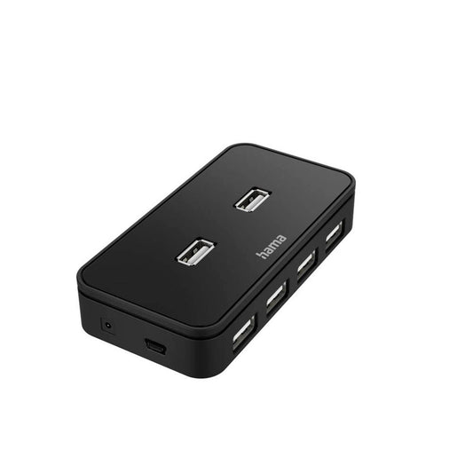 hama USB-Hub 7-fach schwarz | 200123