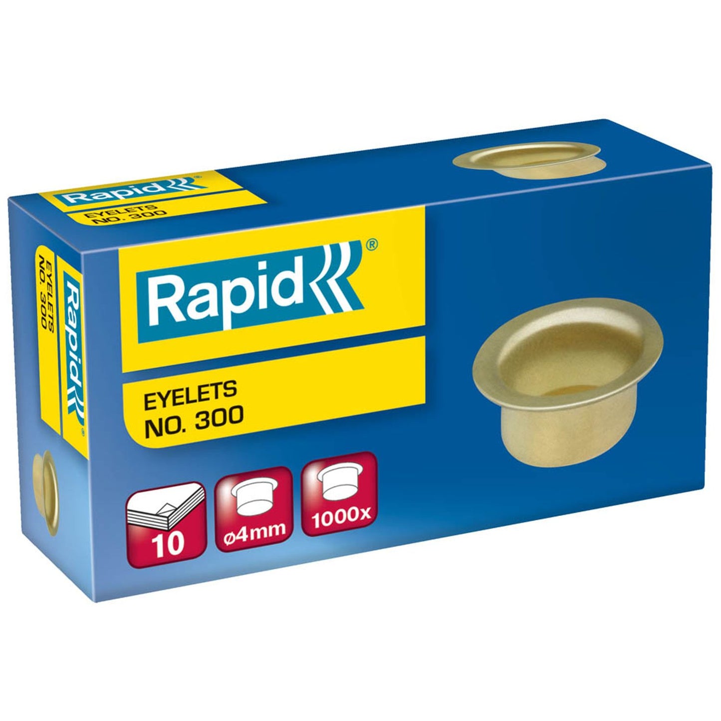 Rapid Ösen Ösen Nr.300 4 mm | 31073008 | 1 Pack = 1.000 St.