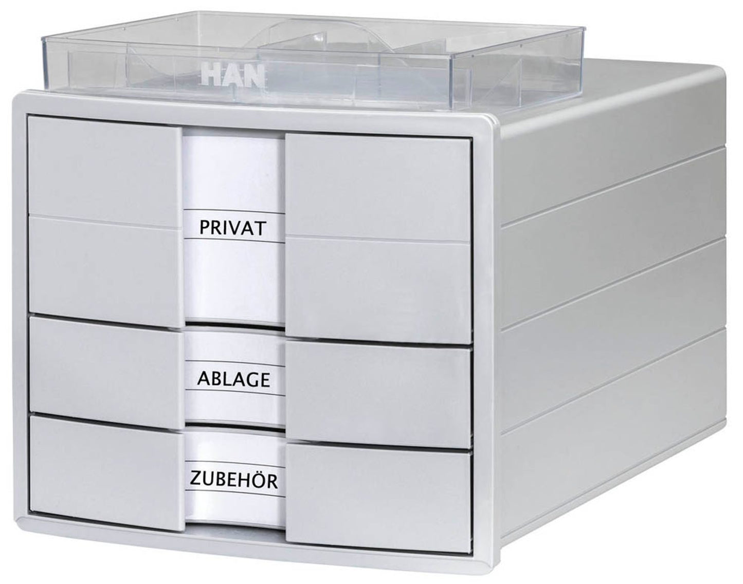 HAN Schubladenbox IMPULS  DIN C4 mit 3 Schubladen