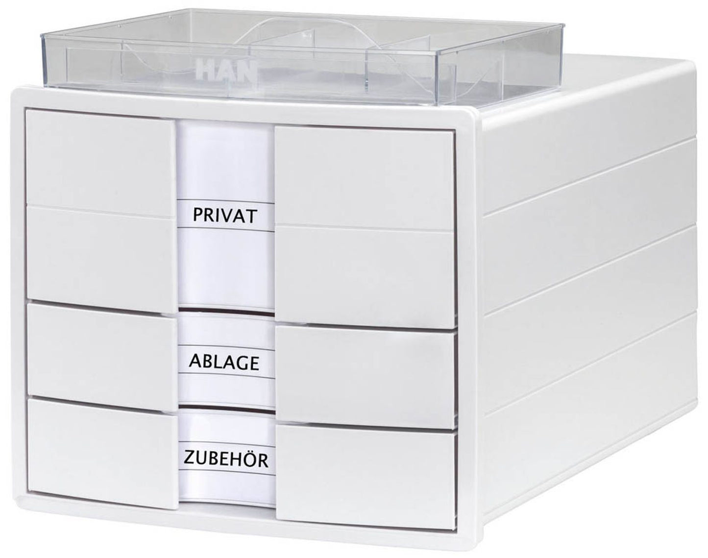 HAN Schubladenbox IMPULS  DIN C4 mit 3 Schubladen