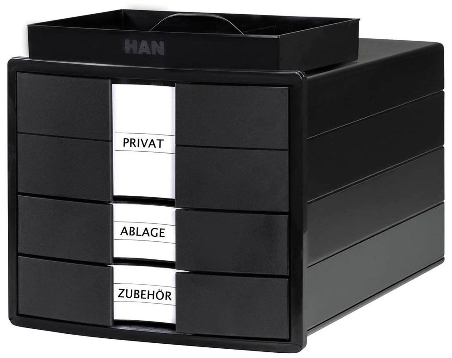 HAN Schubladenbox IMPULS  DIN C4 mit 3 Schubladen