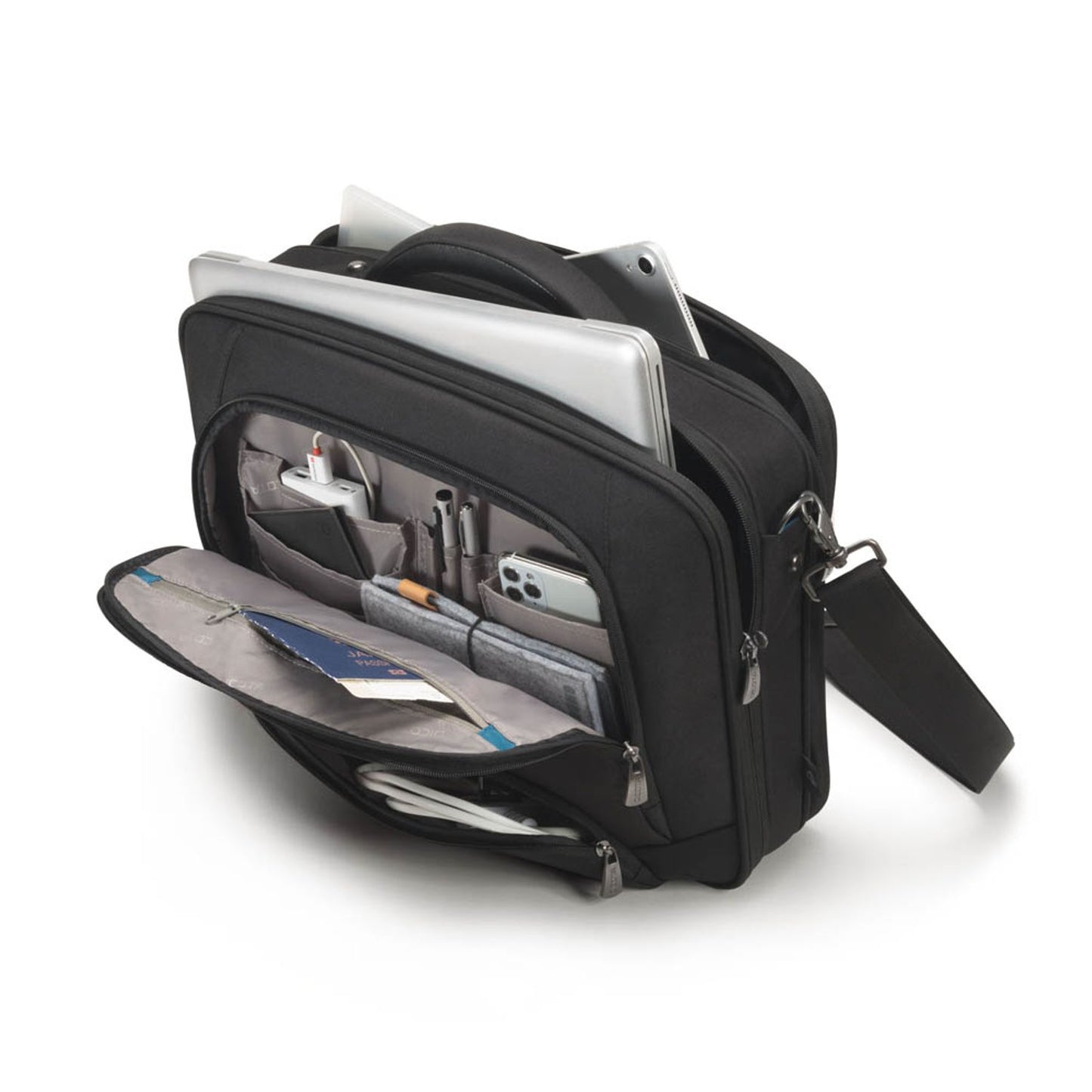 DICOTA Laptoptasche Eco Multi PRO Kunstfaser schwarz bis 39,6 cm (15,6 Zoll) | D30850-RPET