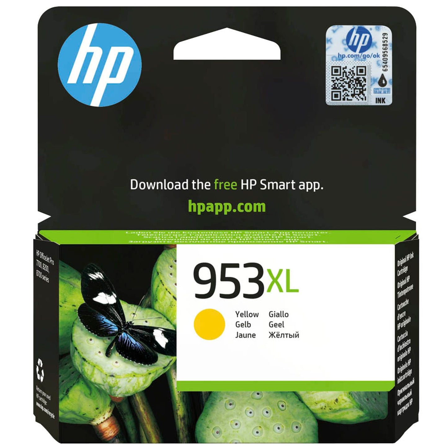 HP 953XL () gelb Druckerpatrone | F6U18AE