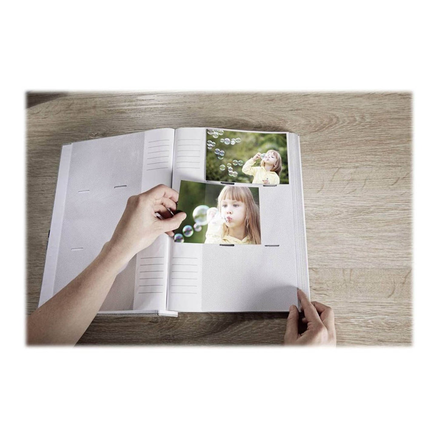 walther design Fotoalbum Fun neutral 24,0 x 32,50 cm, 50 weiße Seiten | ME-111-R