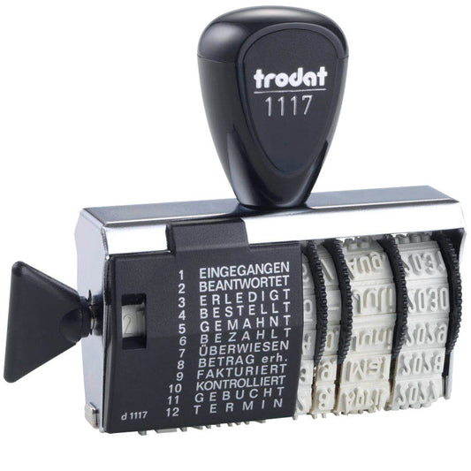 trodat Datumstempel mit Text Classic 1117 | 500926