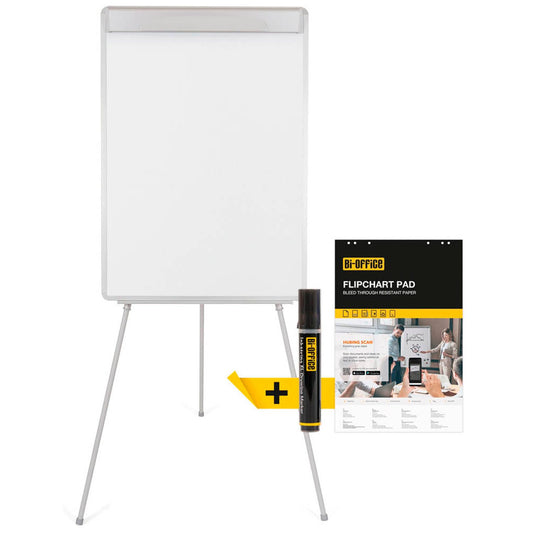 Bi-Office AKTION: Flipchart DESIGN + GRATIS 1 Boardmarker + 1 Flipchartblock | EA23062124