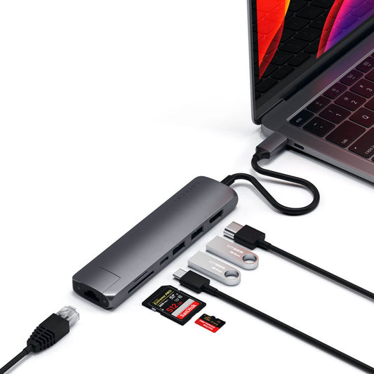 SATECHI Multiport-Adapter 7 in 1 | ST-P7SM