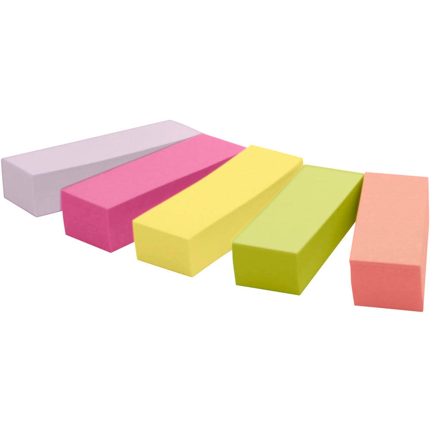 Post-it® Page Marker Energetic Haftmarker farbsortiert 5x 50 Streifen | 7100259441 | 1 Pack = 5x 50 Streifen